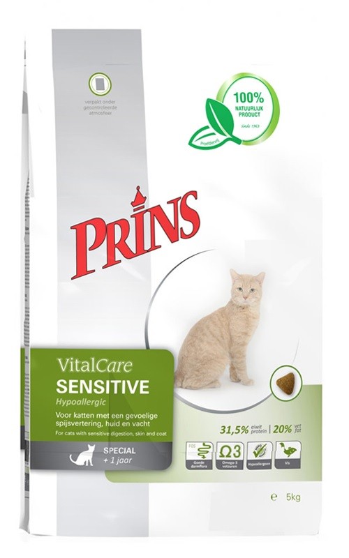 Prins VitalCare Sensitive Hypoallergenic pour chat