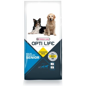 Opti Life Chien Senior Medium/Maxi, Poulet & Riz