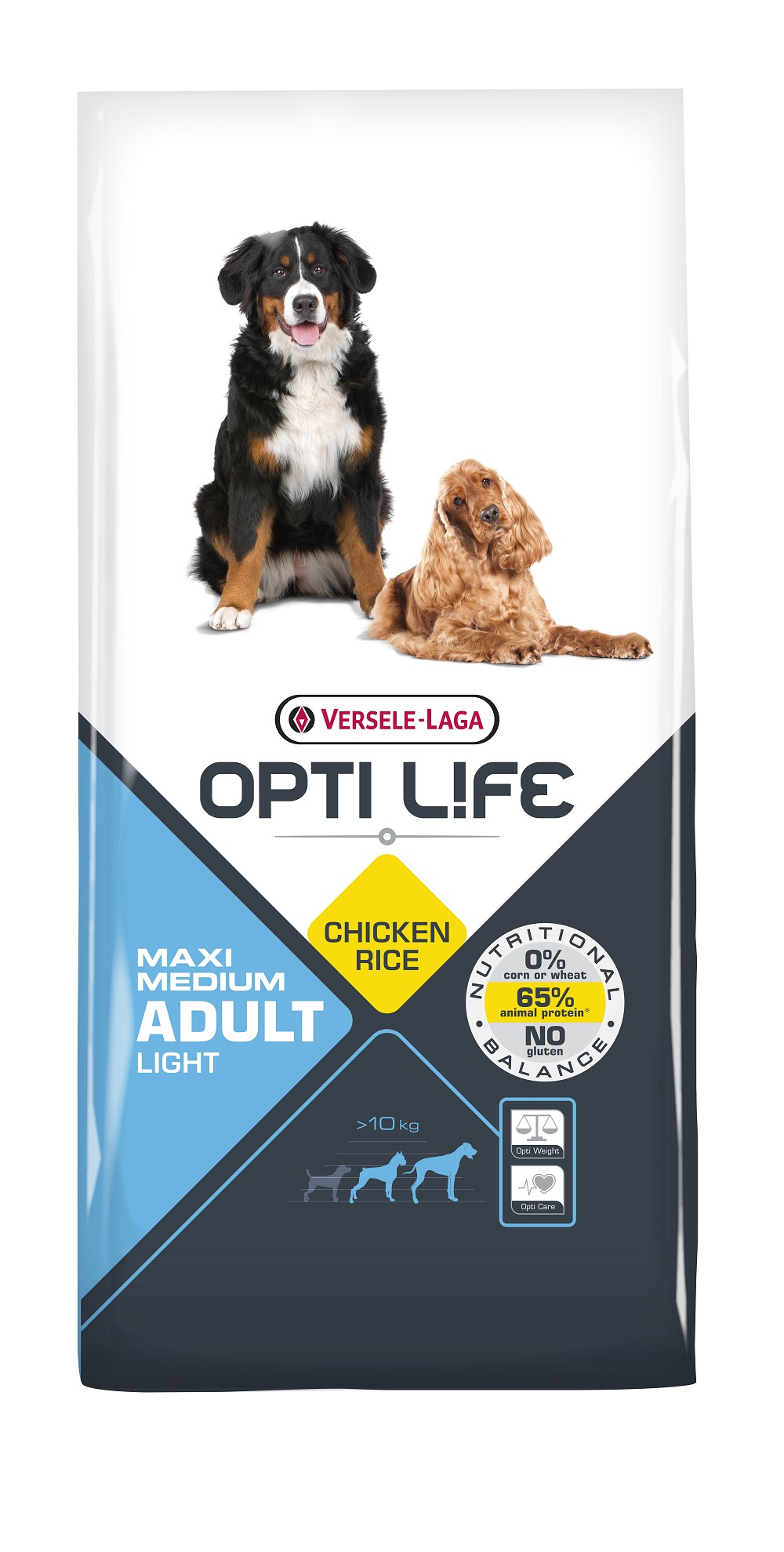 Opti Life Chien Adulte Light Medium/Maxi, Poulet & Riz