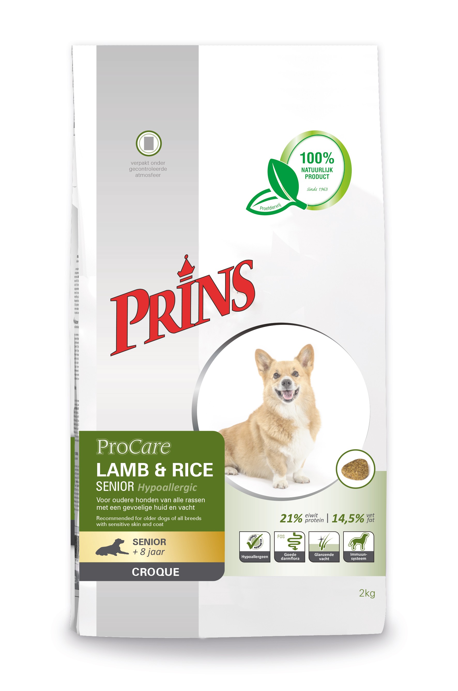 Prins ProCare Croque Agneau Riz Senior Hypoallergénique