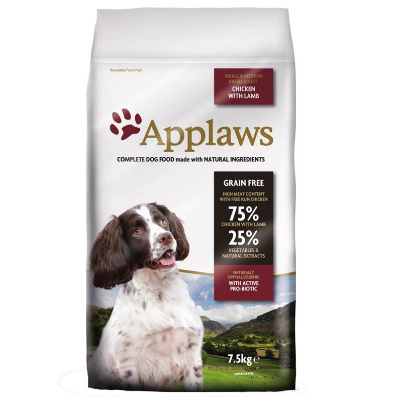 Applaws Small & Medium Adult Poulet & Agneau pour chien