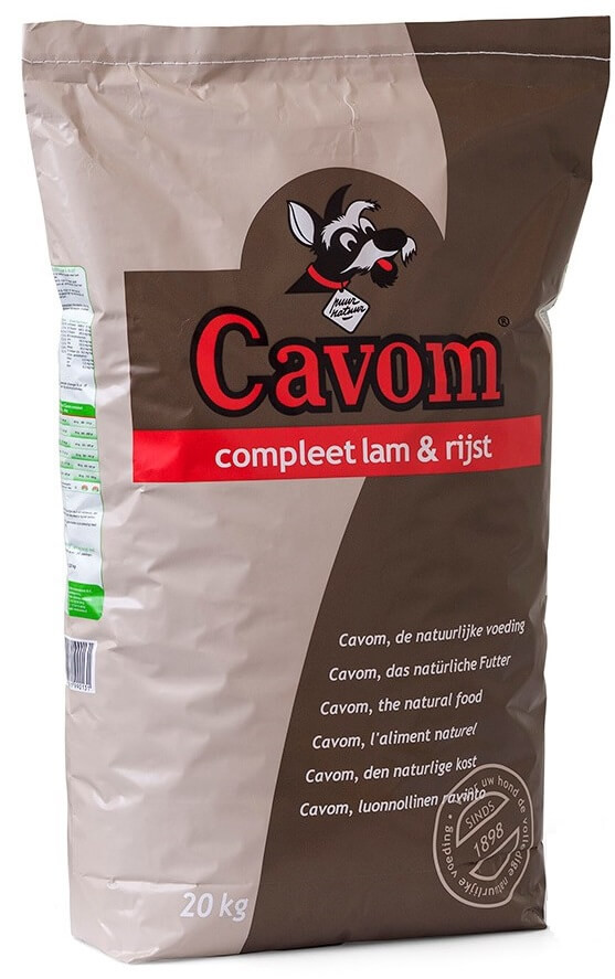 Image de 4 x 20 kg Cavom Complet Agneau Riz pour Chien