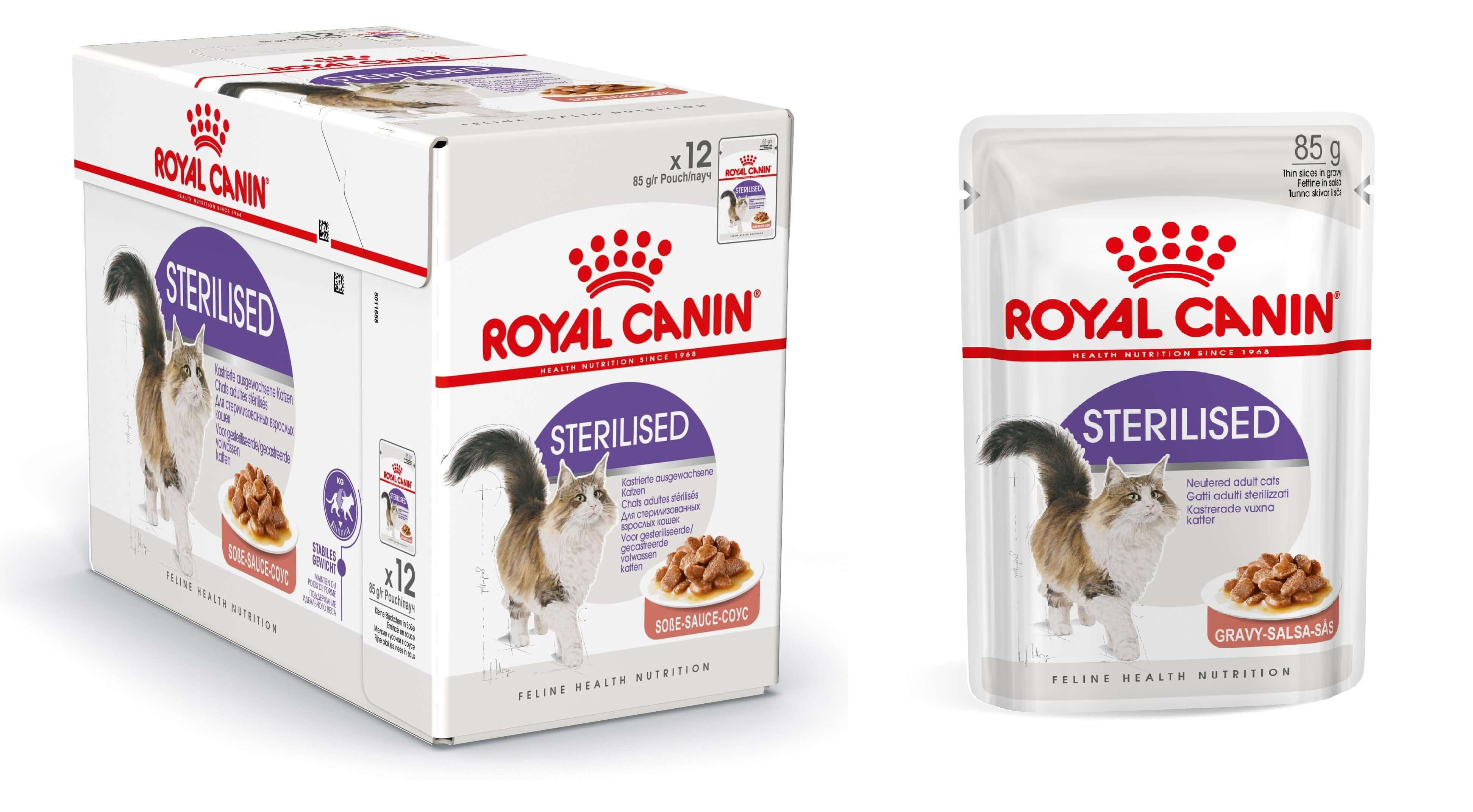 Royal Canin Sterilised en sauce pâtée pour chat (85 g)