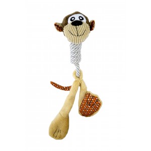 Plush Big Feet Naturel jouet pour chien