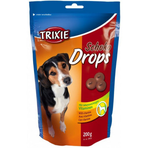 trixie friandise goût chocolat pour chien 2 x 200 g