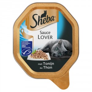 Sheba Sauce Lover au thon pour chat (85 g)