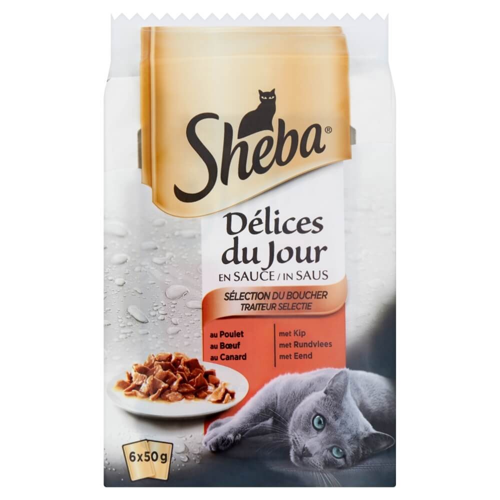 Sheba Délices du Jour Sélection du Boucher pour chat