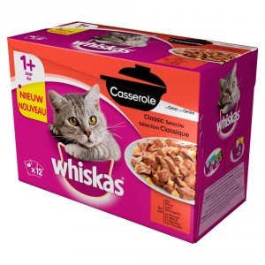 Whiskas +1 Casserole Sélection Classique en gelée