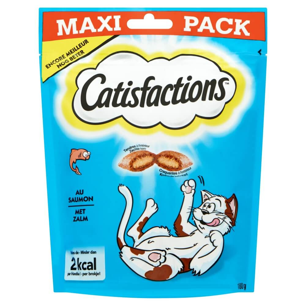 Catisfactions friandise au saumon pour chat