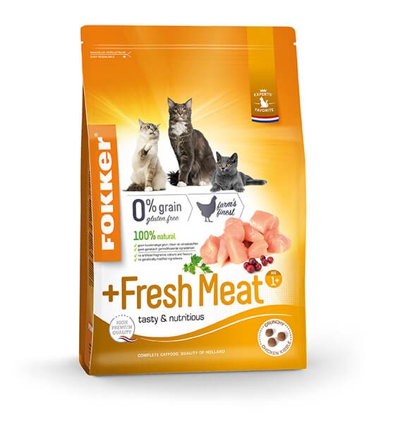 Fokker Adult + Fresh Meat pour chat