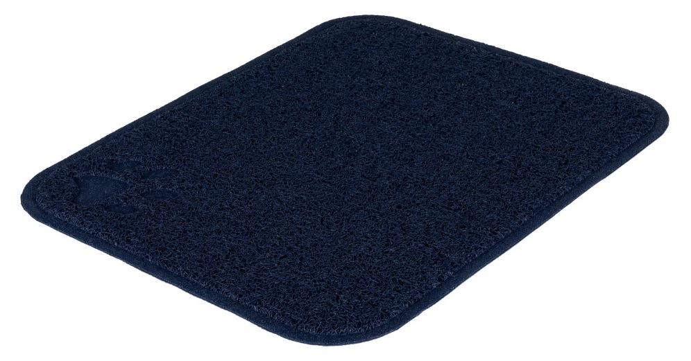 Trixie Tapis PVC bleu foncé pour bac à litière