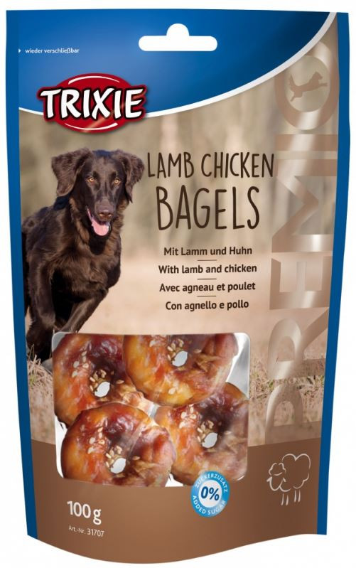 Trixie Premio Lamb Chicken Bagels snacks pour chien