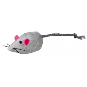 Trixie Souris en Peluche avec clochette pour chat (2 pièces)