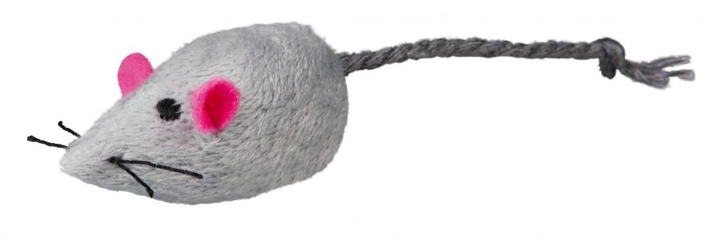 Trixie Souris en Peluche avec clochette pour chat (2 pièces)