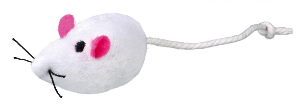 Trixie Souris en Peluche avec clochette pour chat (2 pièces)