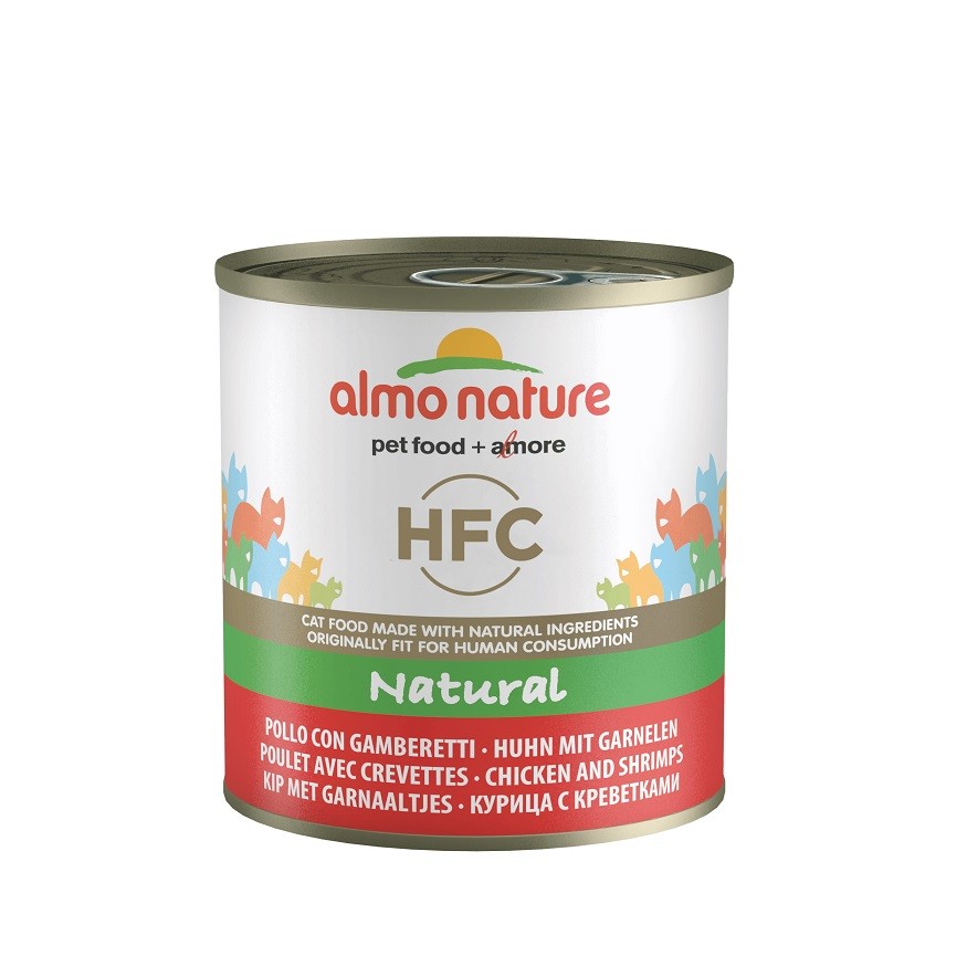 Almo Nature HFC Natural Poulet Crevettes pour chat (280 g)