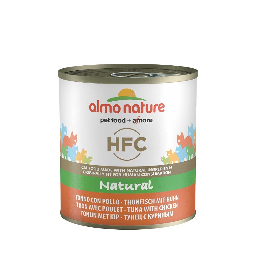 Almo Nature HFC Natural thon et poulet pâtée pour chat (280 g)