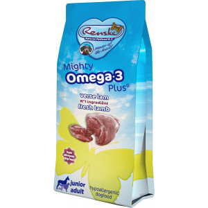 Renske Mighty Omega 3 Plust Junior Adult agneau & riz pour chien