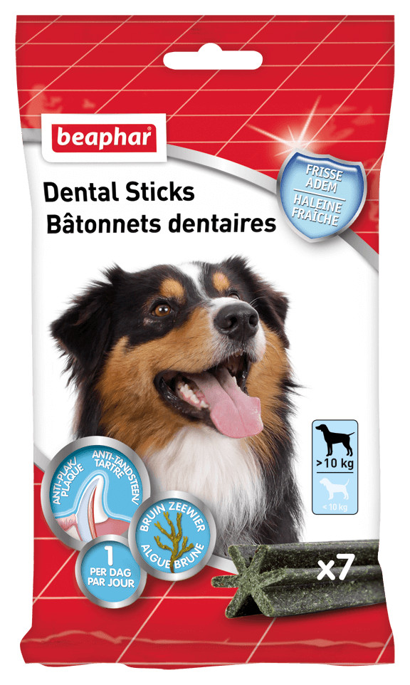 Beaphar bâtonnets dentaires pour chien medium/large
