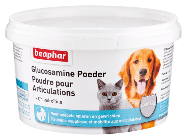 Poudre Beaphar Glucosamine pour articulation chien/chat