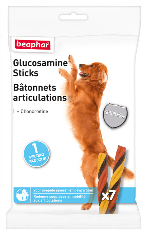 Bâtonnets Beaphar Glucosamine pour chien