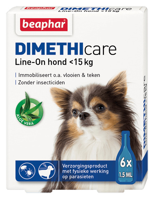 Beaphar Dimethicare Line-On (tot 15 kg) pour chien