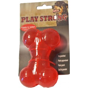 Playstrong Petit os en caoutchouc pour chien