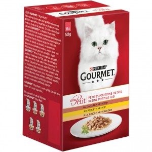 Gourmet Mon Petit Volaille (6x50g) chat