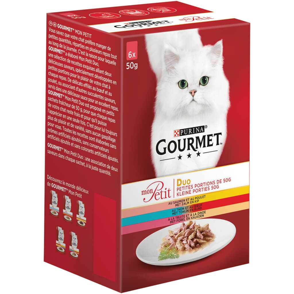 Mégapack Gourmet Perle Les Filettines en sauce - Chat 4 saveurs