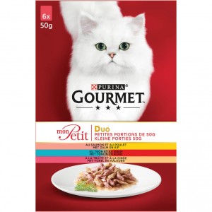 Gourmet Mon Petit Poisson et Viande (6x50g) chat