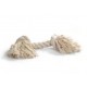 Corde Blanche de  32 cm - 2 noeuds