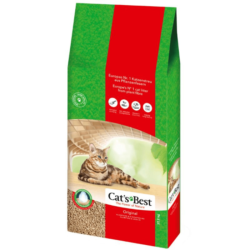 Cats Best Oko Plus Litière 17,2 kg pour chat