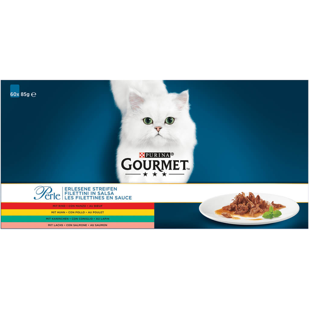 Gourmet Perle Megapack 60x85g chat