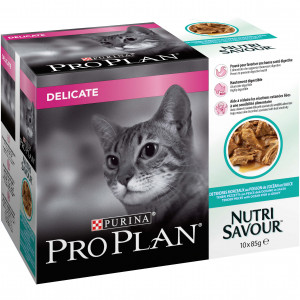 Pro Plan Nutri Savour Delicate 85g Poisson pour Chat
