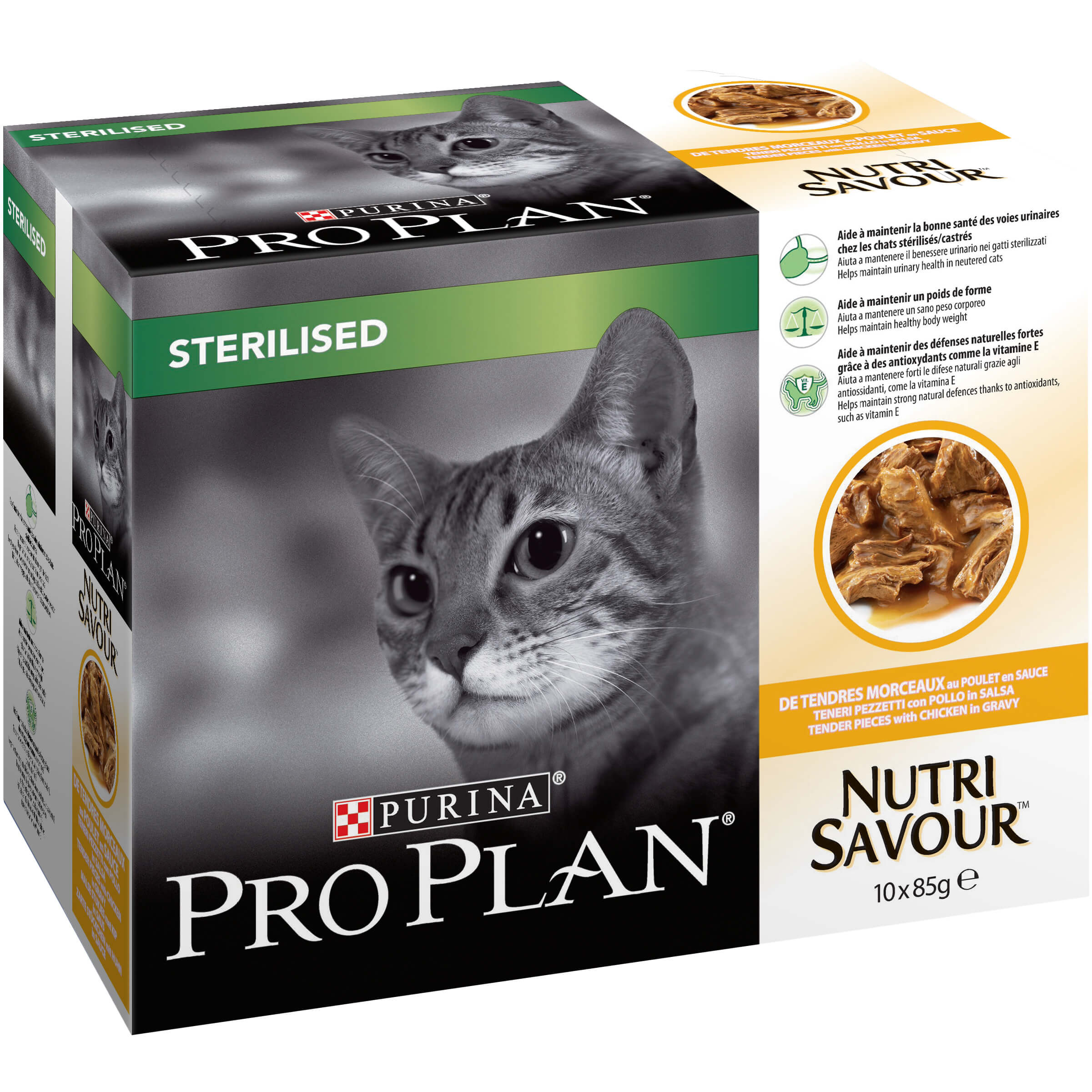 Pro Plan Sterilised Poulet 85 gram pour chat