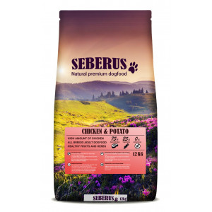 Seberus Chicken & Potato - nourriture pour chien naturelle sans céréales 2 x 12 kg