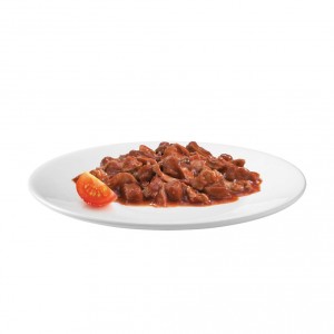 Gourmet Gold Chat cassolettes Duo de Viande à la sauce Tomate