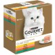 Gourmet Gold 8-Pack Mousseline Poulet/Saumon/Rognons/Lapin pour chat