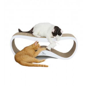 MyKotty LUI - Griffoir ondulé en carton pour chat