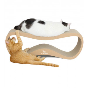 MyKotty LUI - Griffoir ondulé en carton pour chat