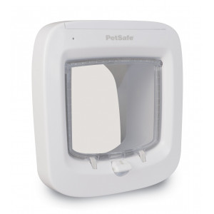 Staywell Pet Porte Microchip Kattenluik wit