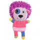 Peluche Lion en Velours pour chien
