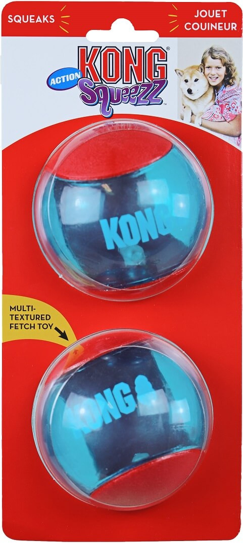 Kong Squeez Action pour Grand chien - 2 unités