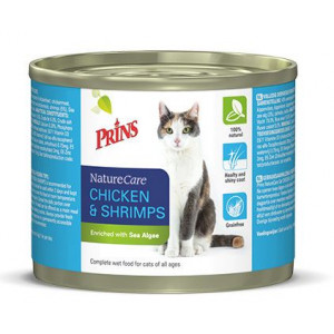 Prins NatureCare Poulet & Crevettes 200g pour chat