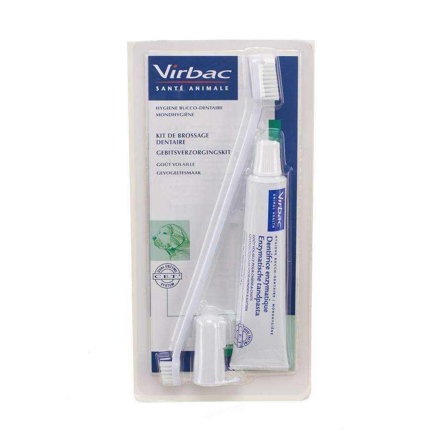Virbac C E T Kit De Soins Dentaires Pour Chien Et Chat