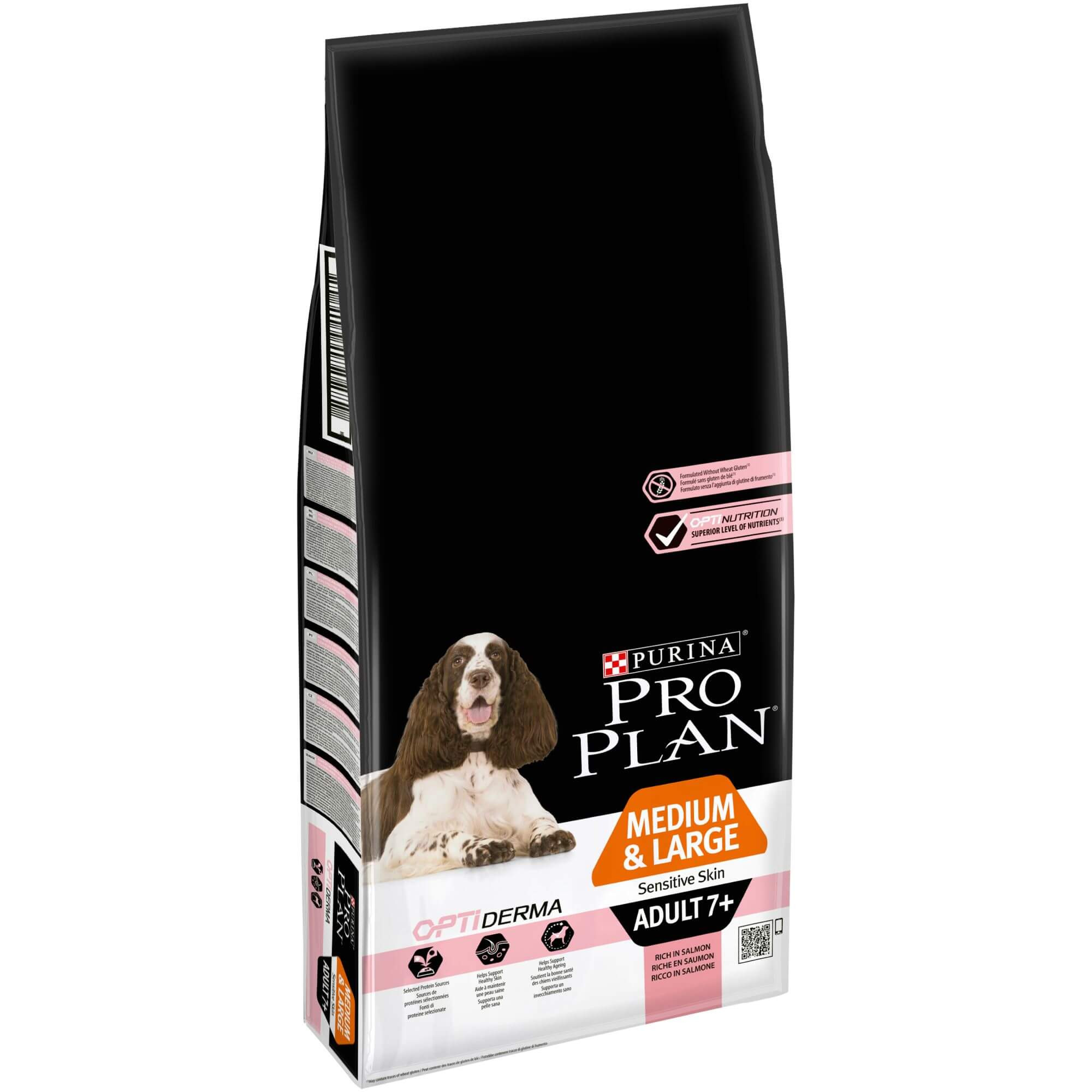 Pro Plan Medium & Large Adult 7+ Sensitive Skin au saumon pour chien