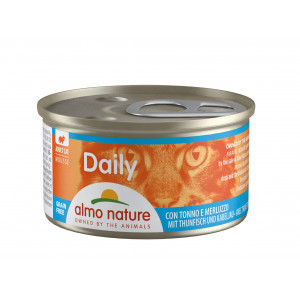 Almo Nature Daily Mousse au thon et poisson blanc pâtée pour chat (85 g) 24 x 85 g
