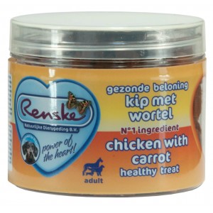 Renske Healthy Treat poulet et carottes pour chien 300 g