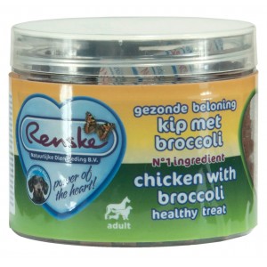 Renske Healthy Reward recompense au poulet & brocoli pour chien 300 g