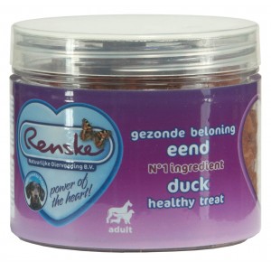Renske Healthy Treat recompense au canard pour chien 100 g